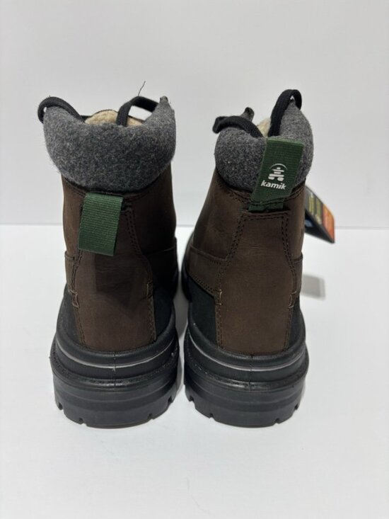 Kamik Men’s Tyson, Brown Waterproof Winter Boots, Size 10 M main image 4